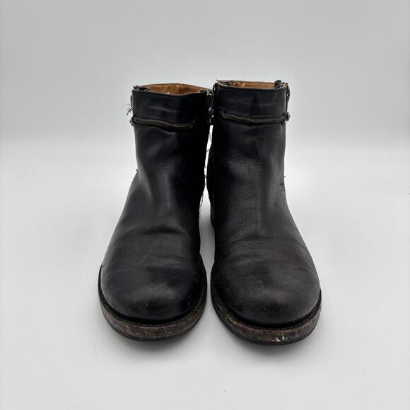 Frye Leather Veronica Seam Short Boots Ankle Zip Booties Women's 8B - Picture 2 of 13